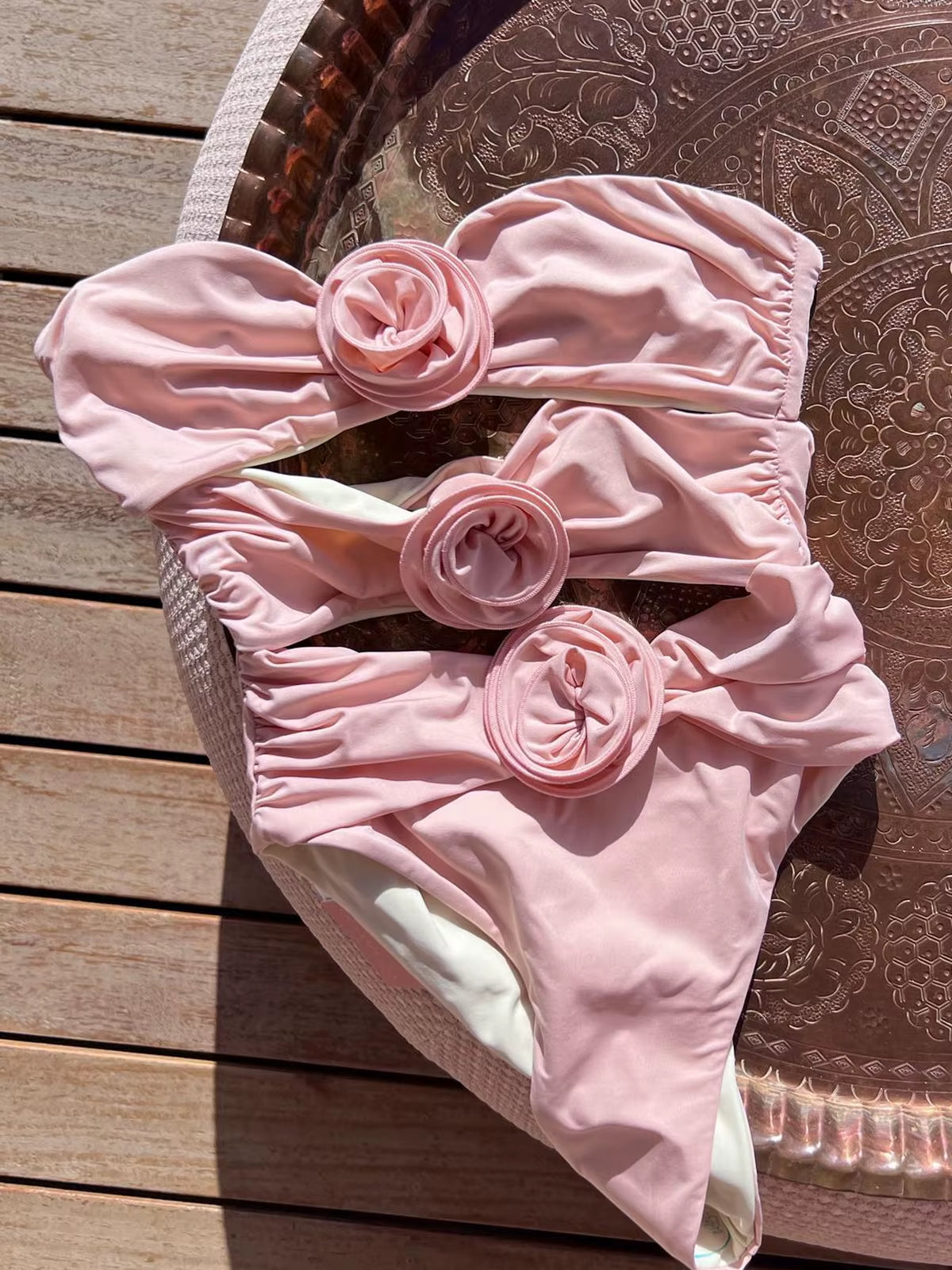 Floral 2023 Sexy Women One Piece Swimsuit Female Swimwear Begie Hollow Out Monokini Swimming Suit Beachwear Bathing Suit