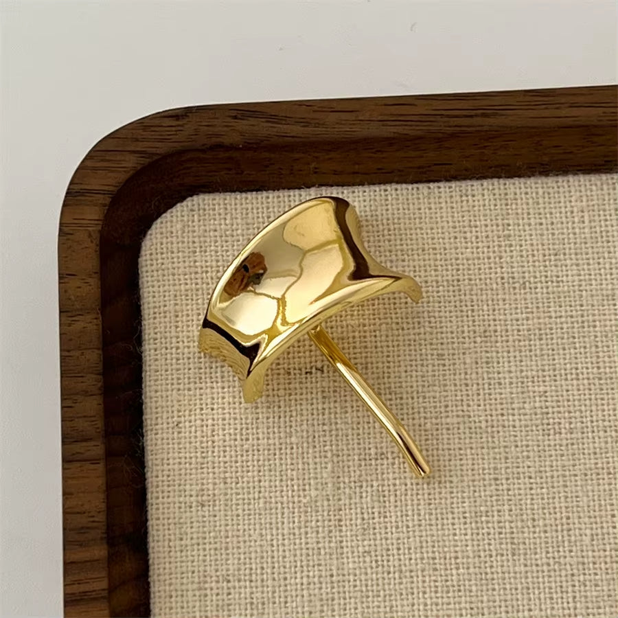 Gold and Silver Retro Metal Fashionable Hair Buckle Hair Accessories Ladies Punk Elegant High Ponytail Hairband Hair Accessories