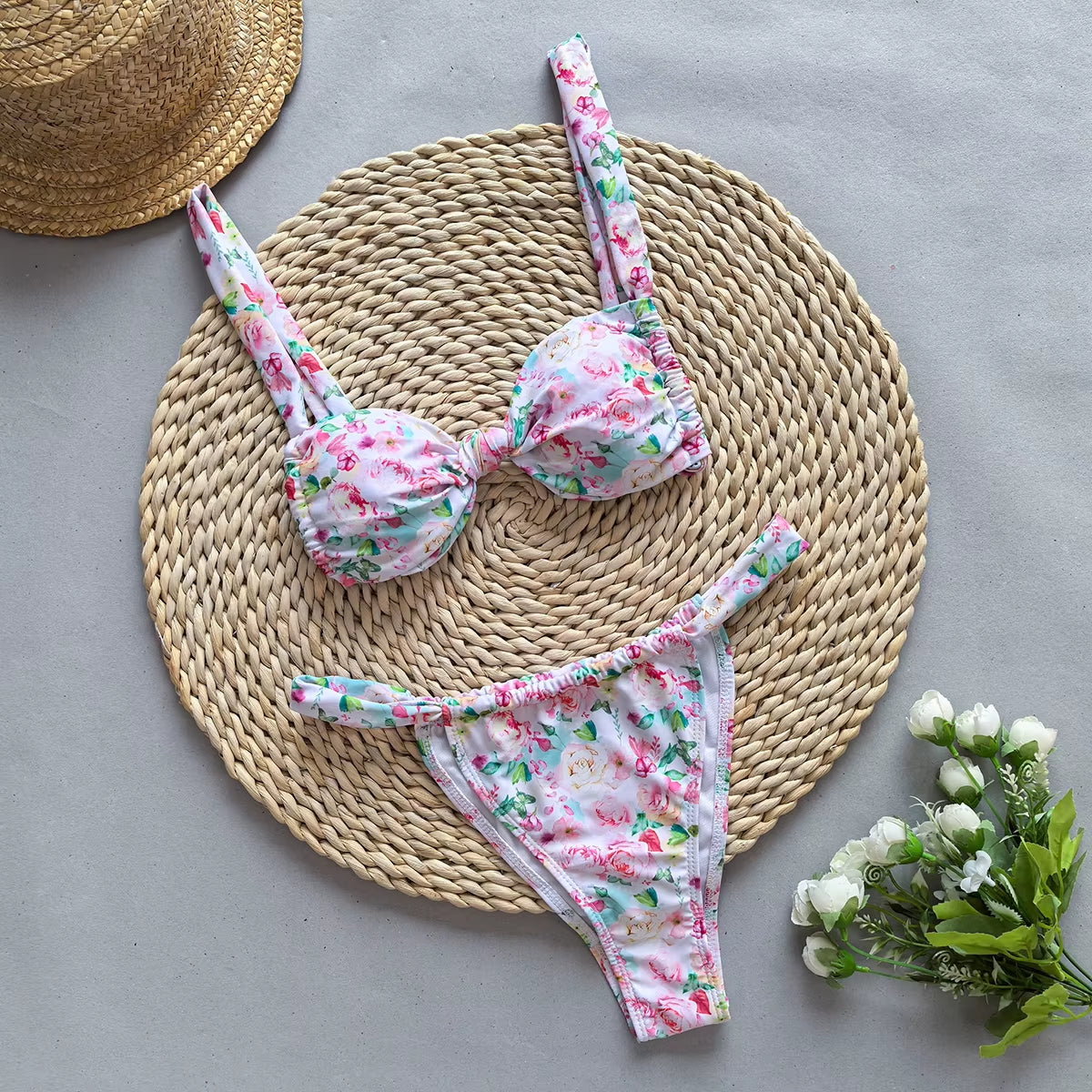 Push up Bikinis 2024 Sexy Women Swimsuits Female Swimwear Bikini Set Bathing Suit Swimming Suits Beachwear Brazilian Biquini
