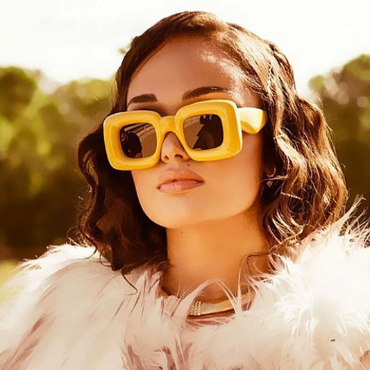 New Oversized Frame Sunglasses Women Fashion Funny Personality Sun Glasses Outdoor Street Photo Eyewear UV400 Oculos De Sol