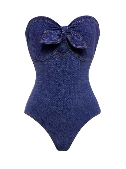 Maillot De Bain Push up 2025 Sans Bretelles Jean