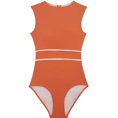 Maillot De Bain Une Pièce Pour Femmes - Monokini Noir à Dos Ouvert, Rembourré, Style Coréen
