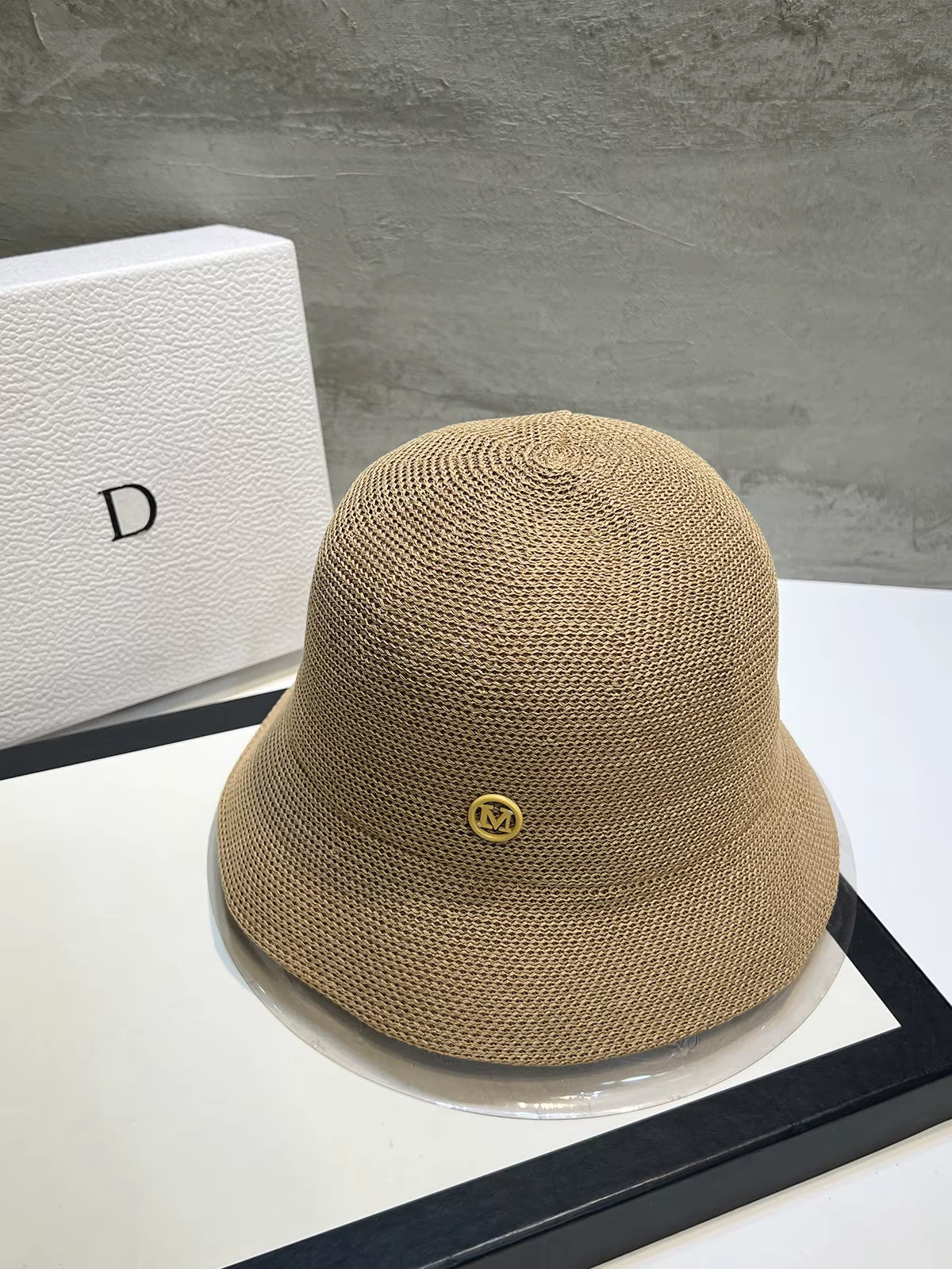 2025 Korea Designer M Hollows Bucket Hats Women'S Summer Breathable Sunshade Sun Hats Lady Japanese Ins Fashion Basin Hat Panama