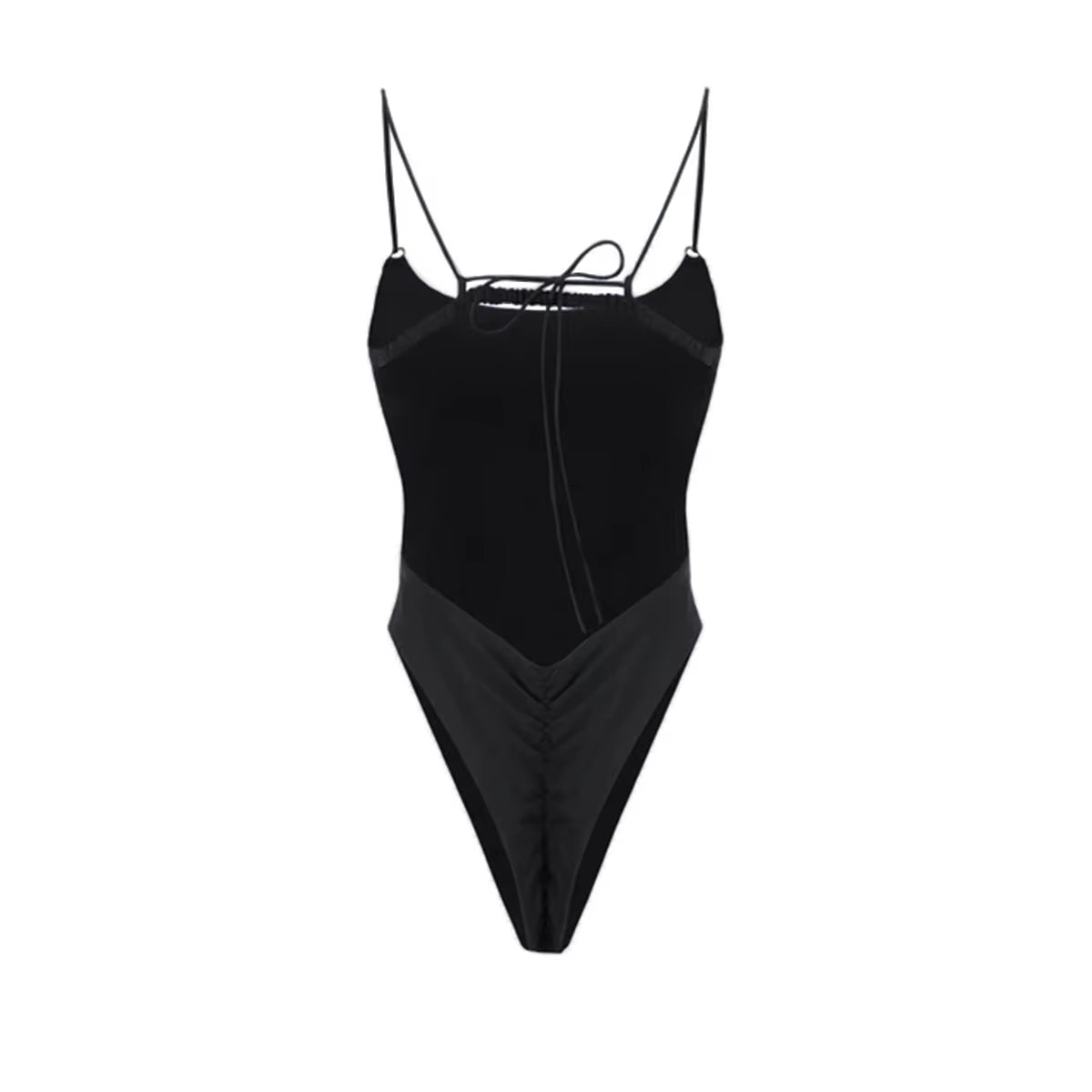 Sexy Women One Piece Swimsuit Female Swimwear 2024 Brazilian Monokini Swimming Suit Beachwear High Cut Solid Bathing Suit
