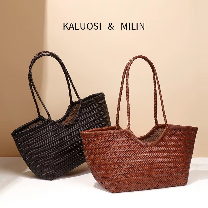 Bags Luxury Women Tote Bag Shoulder Woman 2024 Women'S Handbags Eco Designer Beach Peddler Sale Handbag Hand Design Original New