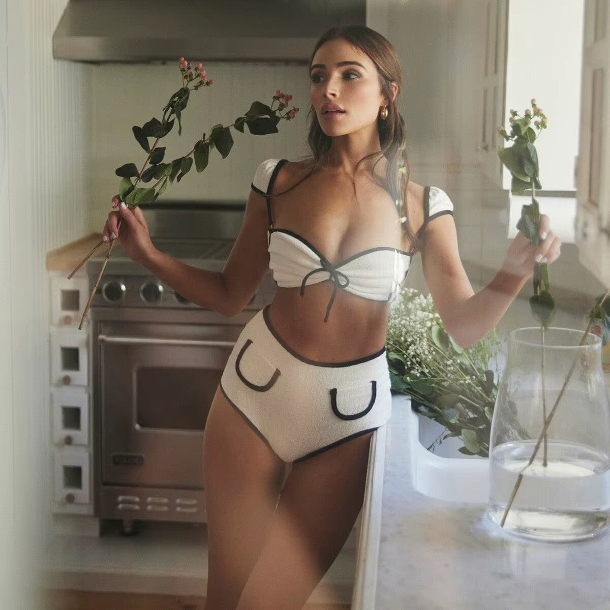 Maillot de Bain Une Pièce Femme 2025 – Style Patchwork avec Robe de Plage, Élégant & Sexy