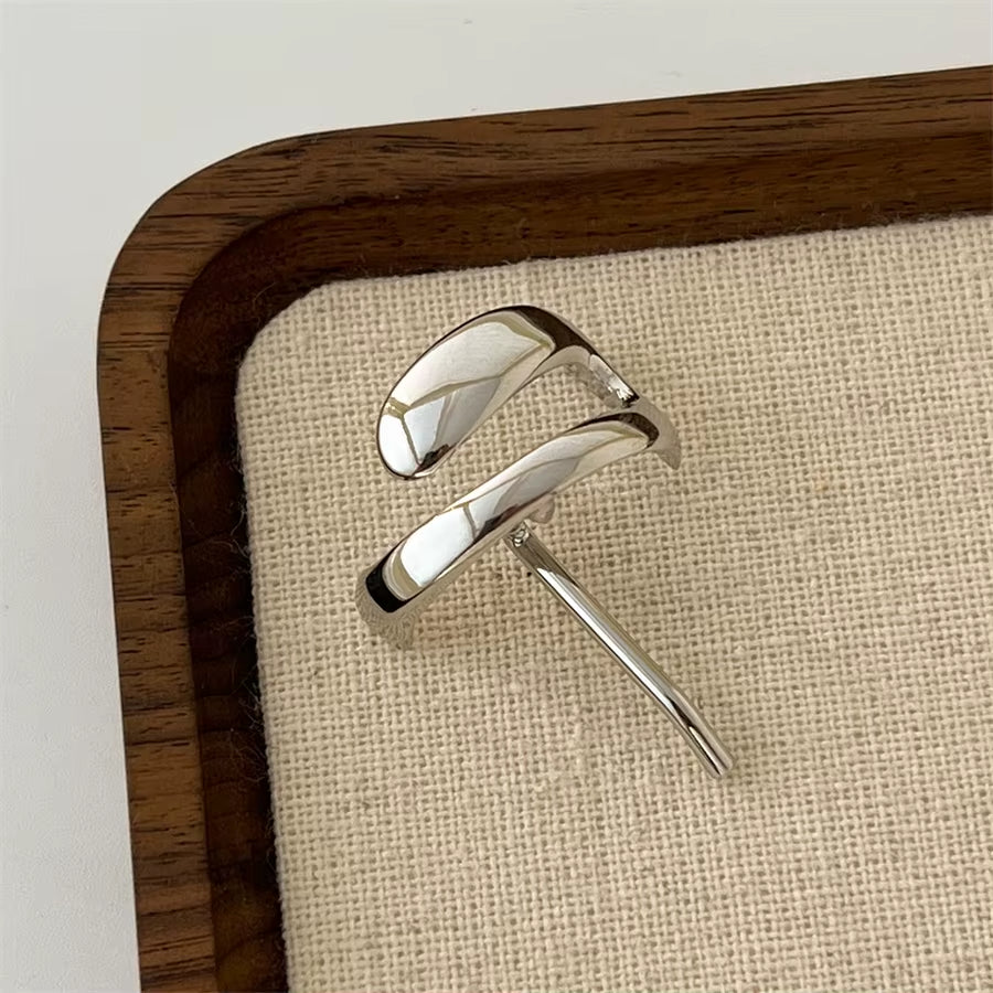 Gold and Silver Retro Metal Fashionable Hair Buckle Hair Accessories Ladies Punk Elegant High Ponytail Hairband Hair Accessories