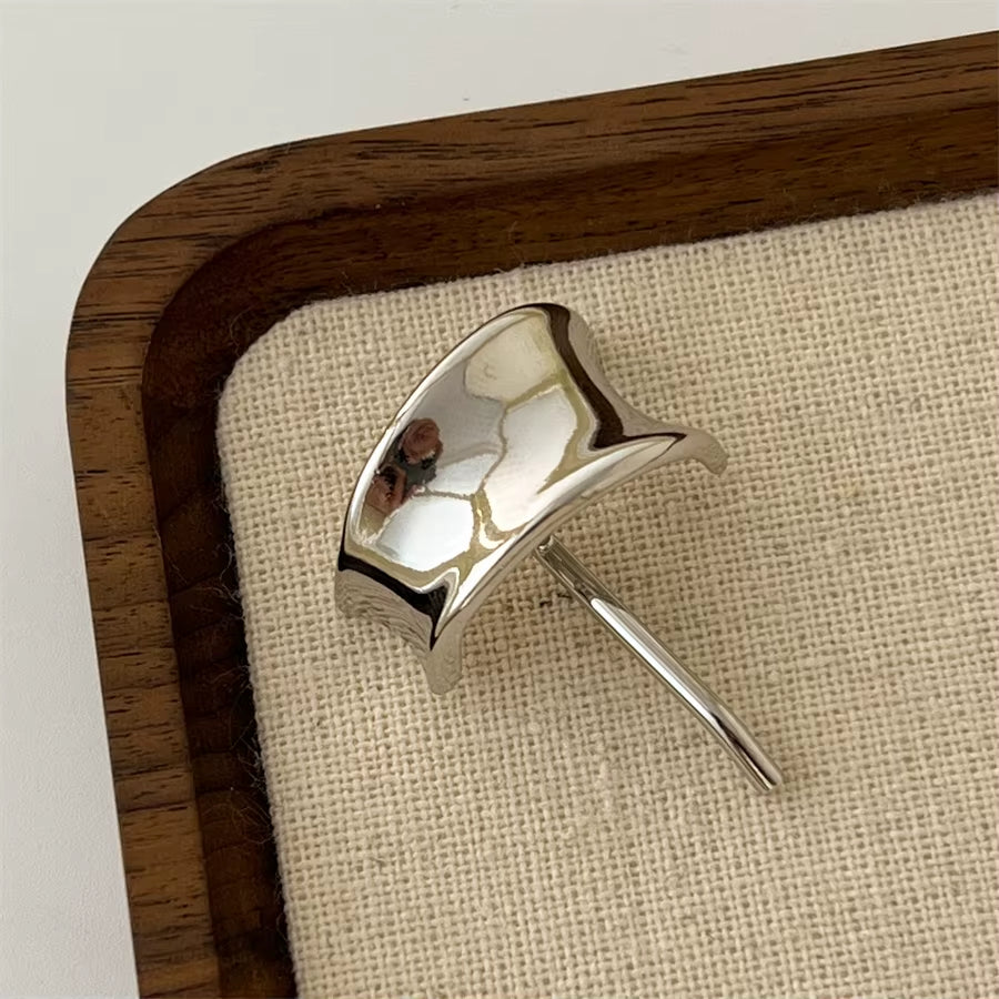 Gold and Silver Retro Metal Fashionable Hair Buckle Hair Accessories Ladies Punk Elegant High Ponytail Hairband Hair Accessories