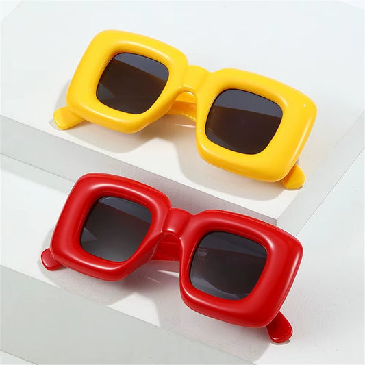 New Oversized Frame Sunglasses Women Fashion Funny Personality Sun Glasses Outdoor Street Photo Eyewear UV400 Oculos De Sol