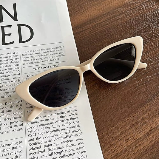 Vintage Cat Eye Sunglasses Men Women UV400 Fashion Irregular Gradient Eyewear Shades Luxury Brand Designer Cycling Sun Glassses