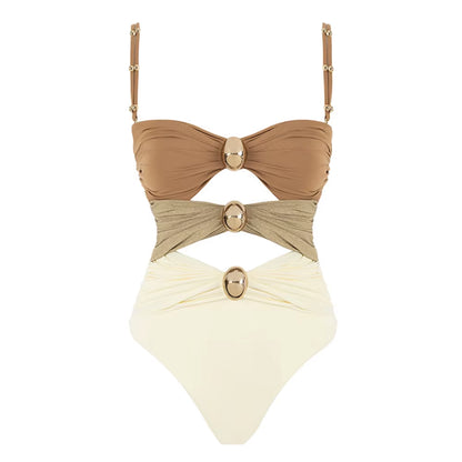 Women One Piece Swimsuit 2024 Female Swimwear Maxi Dress Beachwear Swimming Suit Bathing Suit Bikini Set Sarong Biquini Cover-Up