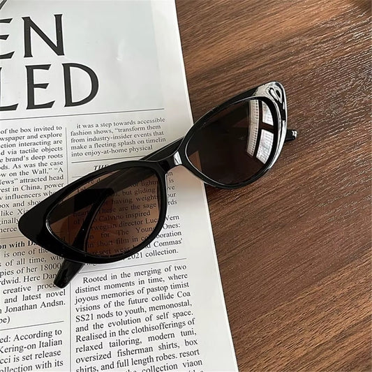 Vintage Cat Eye Sunglasses Men Women UV400 Fashion Irregular Gradient Eyewear Shades Luxury Brand Designer Cycling Sun Glassses