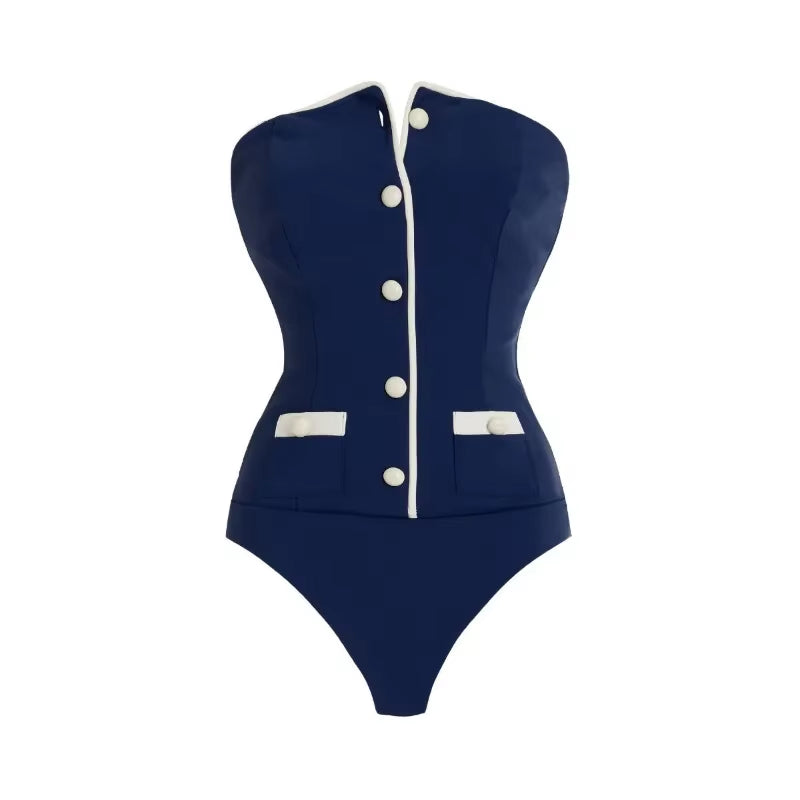 Maillot De Bain Nouvelle Marine Pour Femmes