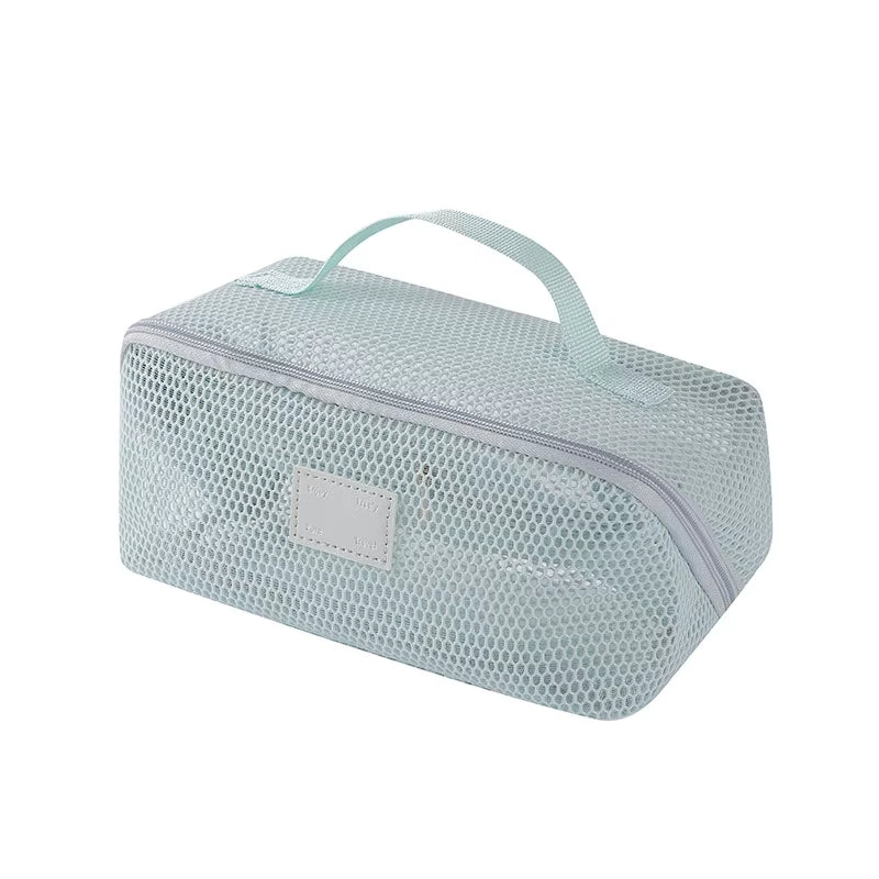 Hollow Large Capacity Makeup Storage Bag Women Multifunctional Mesh Tote Cosmetic Case Bag Travel Transparent Toiletry Pouch